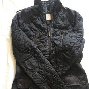 Banana Republic Black Bomber Jacket